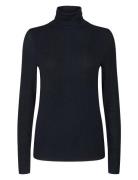 Nubowie Rollneck Rib Tops T-shirts & Tops Long-sleeved Black Nümph