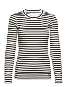 Dagnaiw Striped Tshirt Ls Tops T-shirts & Tops Long-sleeved Multi/patt...