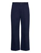 30/1 Ctn Blnd Twll-Cpd-Ffr Bottoms Trousers Wide Leg Navy Polo Ralph L...