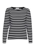 Nudaimi Ls T-Shirt-Noos-Gots Tops T-shirts & Tops Long-sleeved Black N...