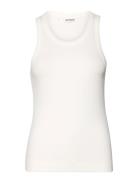 Sradelynn Tank Top - Gots Tops T-shirts & Tops Sleeveless White Soft R...