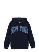 Nkmlevi Ls Swe W Hood Bru Pb Tops Sweat-shirts & Hoodies Hoodies Navy ...