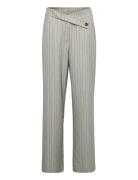 Kathrinekb Wide Pants Bottoms Trousers Wide Leg Grey Karen By Simonsen