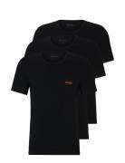 T-Shirt Rn Triplet P Designers T-shirts Short-sleeved Black HUGO