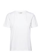 Stabil Top S/S Tops T-shirts & Tops Short-sleeved White A-View