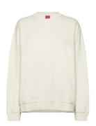 Classic Crew Tops Sweat-shirts & Hoodies Sweat-shirts Cream HUGO