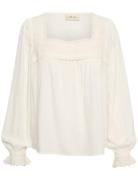 Crmilla Blouse Tops Blouses Long-sleeved Cream Cream