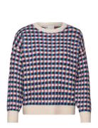 Ihkamara Ls11 Tops Knitwear Jumpers Blue ICHI