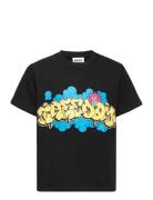 Rodney Tops T-shirts Short-sleeved Black Molo