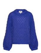 Gulia Tops Knitwear Pullovers Blue Molo