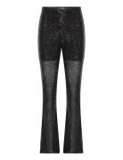 Vmkaje Hw Flared Pant Jrs Bottoms Trousers Flared Black Vero Moda