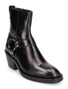 Booties Shoes Boots Ankle Boots Ankle Boots With Heel Black Billi Bi