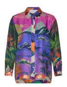 Gaseia Tops Shirts Long-sleeved Purple Munthe