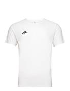 Adizero E Tee Sport T-shirts Short-sleeved White Adidas Performance