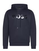 Soody Mirror Sport Sweat-shirts & Hoodies Hoodies Navy BOSS