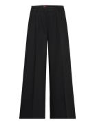 Herika Bottoms Trousers Wide Leg Black HUGO