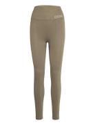 Cora Sport Running-training Tights Green Drop Of Mindfulness