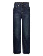 Slim High-Rise Jeans Bottoms Jeans Wide Blue Hope