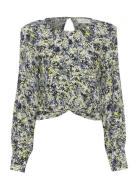 Jillygz P Blouse Tops Blouses Long-sleeved Green Gestuz