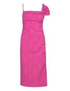 Sgannete, 2011 Pleated Stretch Designers Knee-length & Midi Pink STINE...