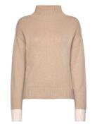 Valerie Turtleneck Tops Knitwear Turtleneck Beige Creative Collective