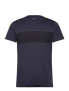 Borg T-Shirt Stripe Sport T-shirts Short-sleeved Grey Björn Borg