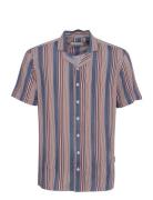 Shirt Tops Shirts Short-sleeved Blue Blend