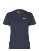 Essential T W Sport T-shirts & Tops Short-sleeved Blue Jack Wolfskin