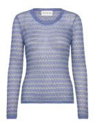 Mistletoe Tops Knitwear Jumpers Blue Munthe