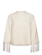 Stella Blouse Tops Blouses Long-sleeved Cream MAUD