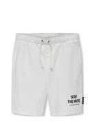 Kobfelix Shorts Box Ub Swt Bottoms Shorts White Kids Only