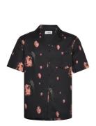 Orson Shirt Tops Shirts Short-sleeved Black Soulland