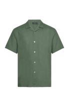 Linowbbhomer Ss Shirt Tops Shirts Short-sleeved Khaki Green Bruuns Baz...