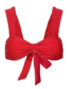 Bandeau Bikini Top Swimwear Bikinis Bikini Tops Bandeau Bikinitops Red...