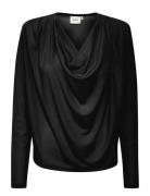 Uminagz Blouse Tops Blouses Long-sleeved Black Gestuz