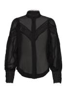 Cmultra-Shirt Tops Blouses Long-sleeved Black Copenhagen Muse