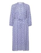 Saselma Dress 15154 Knelang Kjole Blue Samsøe Samsøe