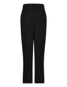 Carbetty Elawaist Straight Pant Jrs Bottoms Trousers Straight Leg Blac...