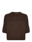 Mimi Knit Jumper Tops Knitwear Jumpers Brown Noella