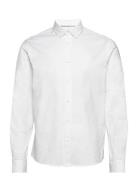 Sdval Sh Tops Shirts Casual White Solid