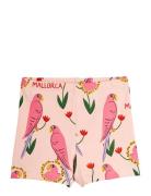 Parrots Aop Shorts Bottoms Shorts Pink Mini Rodini