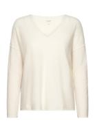 Ilianepw Pu Tops Knitwear Jumpers Cream Part Two