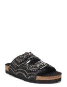 Slipper Flate Sandaler Black Sofie Schnoor