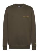 Collegiate Sweatshirt Tops Sweat-shirts & Hoodies Sweat-shirts Khaki G...