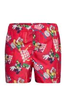 Swimming Shorts Badeshorts Red Mickey Mouse