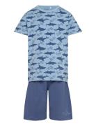 Pyjama Set Ss Pyjamas Sett Blue CeLaVi