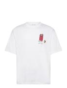 Sagiotto T-Shirt 11725 Designers T-shirts Short-sleeved White Samsøe S...