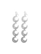 Moon Shadow Earrings Øredobber Smykker Silver Susmie's