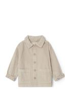 Corduroy Jacket Tops Shirts Long-sleeved Shirts Cream Garbo&Friends