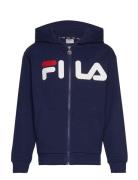 Balge Classic Logo Zip Hoody Sport Sweat-shirts & Hoodies Hoodies Navy...